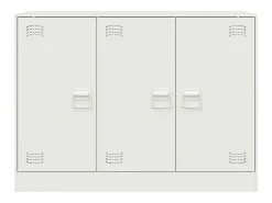 Aparador cómoda mueble almacenaje organizador cocina salón salón 99 x 39 x 73 cm acero blanco 02_0030544
