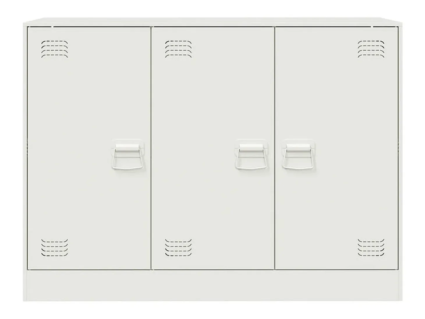 Aparador cómoda mueble almacenaje organizador cocina salón salón 99 x 39 x 73 cm acero blanco 02_0030544