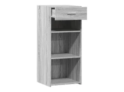 Aparador cómoda mueble almacenaje organizador cocina salón salón Sonoma 40 x 42,5 x 93 cm madera contrachapada gris 02_0036363