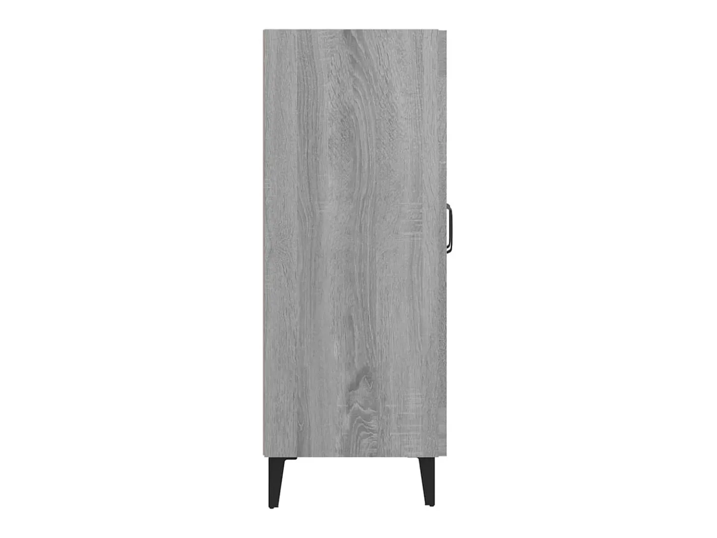 Aparador cómoda mueble almacenaje organizador cocina salón salón Sonoma 69,5 x 34 x 90 cm madera contrachapada gris 02_0036448