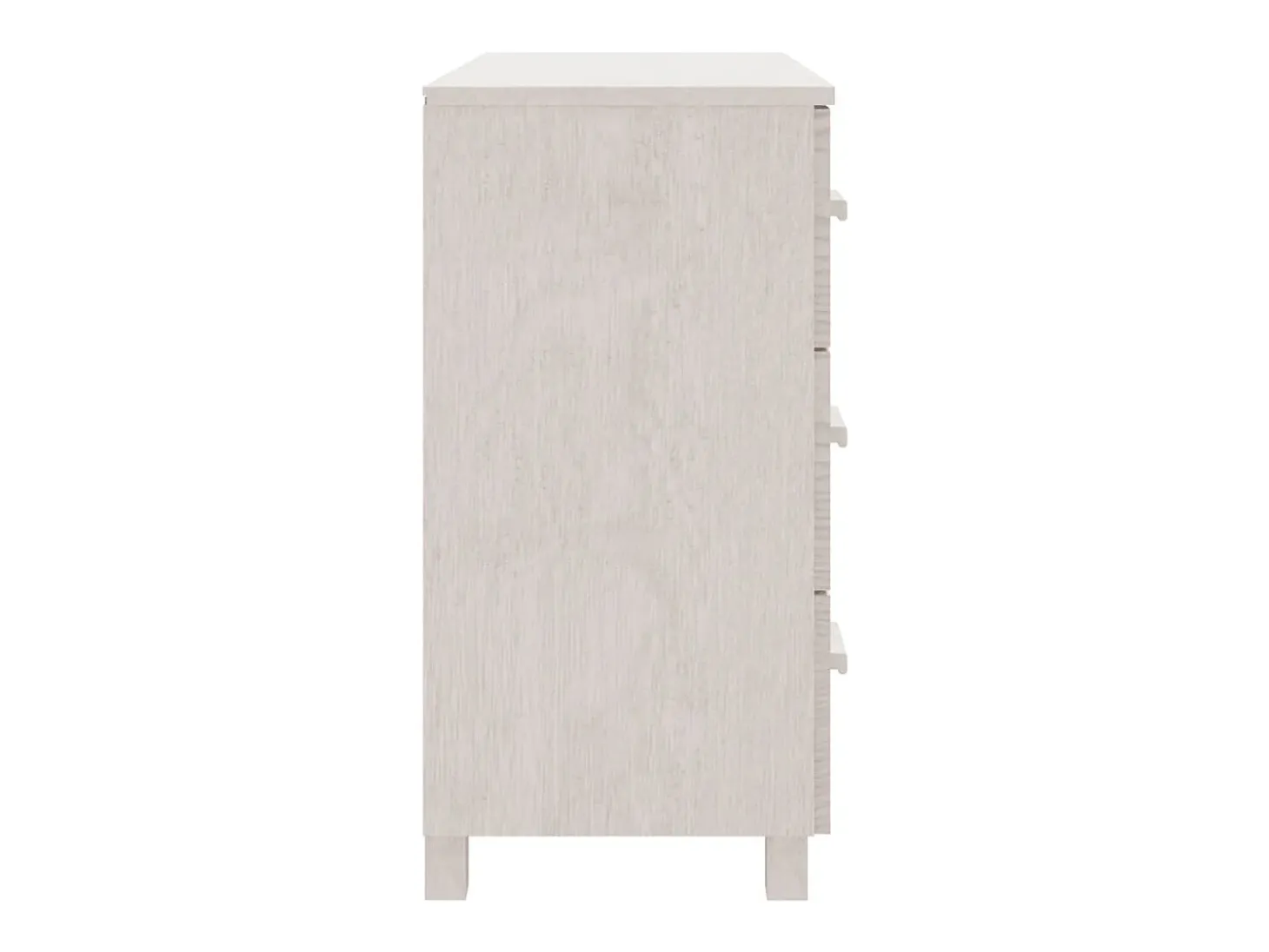 Aparador cómoda mueble almacenaje organizador cocina salón salón 90 x 40 x 80 cm madera maciza de pino blanco 02_0032135