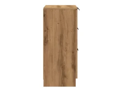 Aparador cómoda mueble de almacenaje organizador para cocina salón salón 60 x 30 x 70 cm madera de ingeniería color marrón 02_0030812