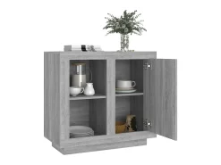 Aparador color gris Sonoma 80x40x75 cm ES35789