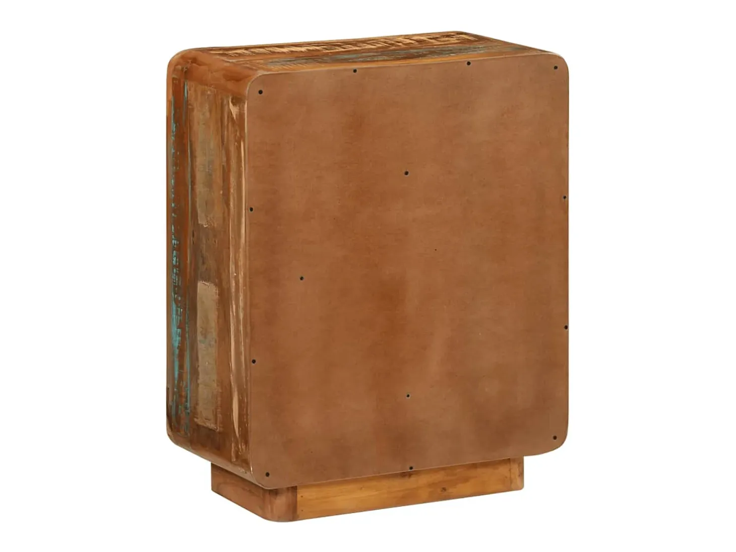 Aparador con 3 cajones de madera maciza reciclada 55x30x70 cm
