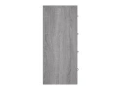 Aparador con 4 cajones gris Sonoma 60x30,5x71 cm ES56217