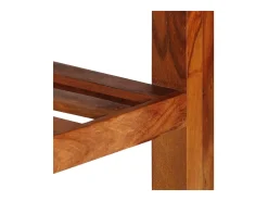 Aparador con 3 cajones madera maciza 110x30x80 cm