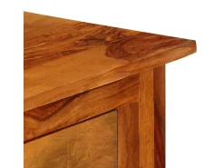 Aparador con 3 cajones madera maciza 110x30x80 cm