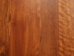 Aparador con 3 puertas de madera de mango y metal - Natural y negro - BALIMELA