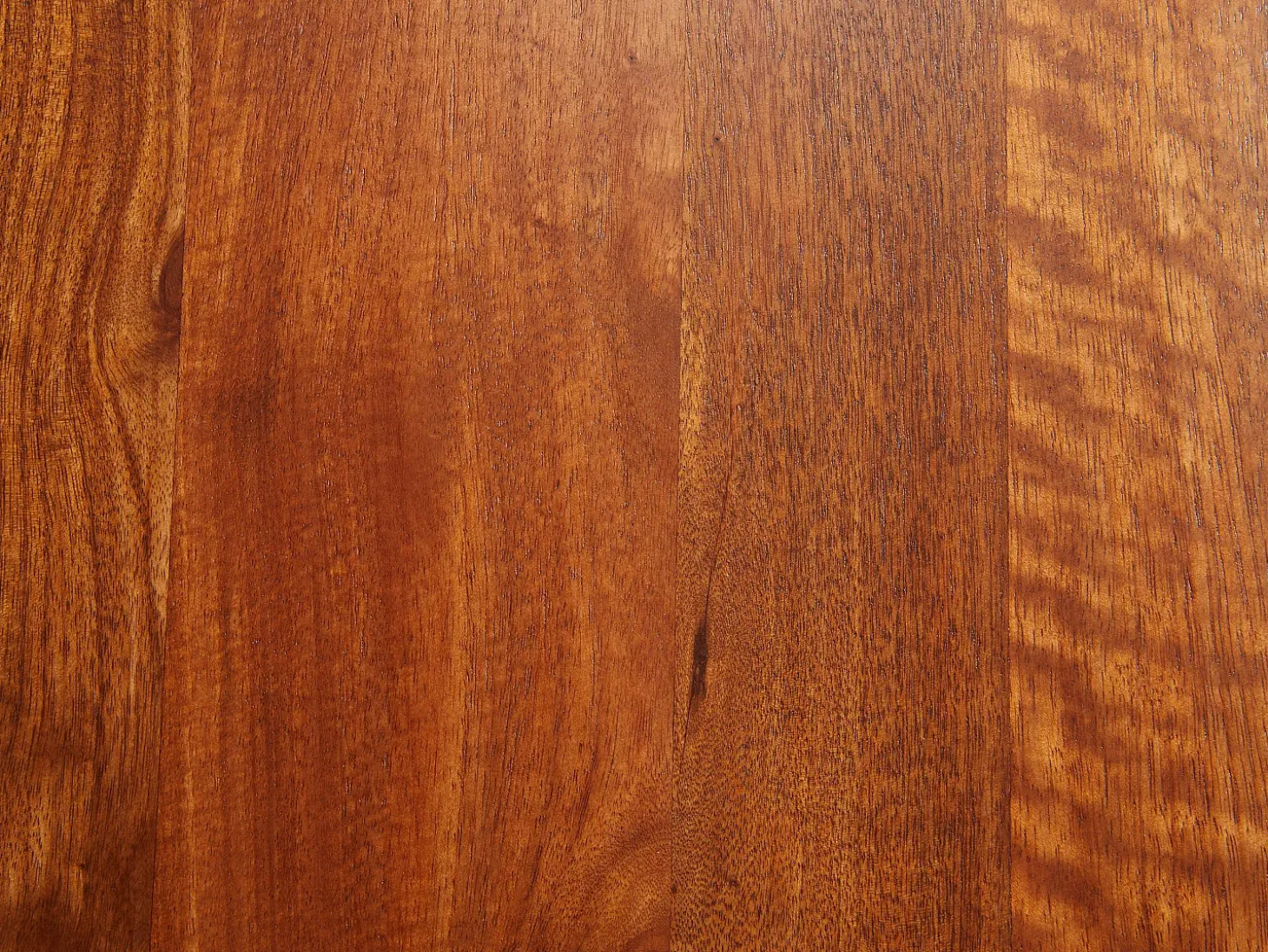 Aparador con 3 puertas de madera de mango y metal - Natural y negro - BALIMELA