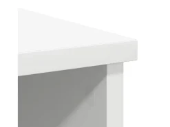Aparador con cajón blanco 101x35x76 cm madera de ingeniería