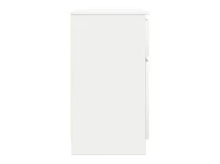 Aparador con cajón blanco 71x35x65 cm madera de ingeniería
