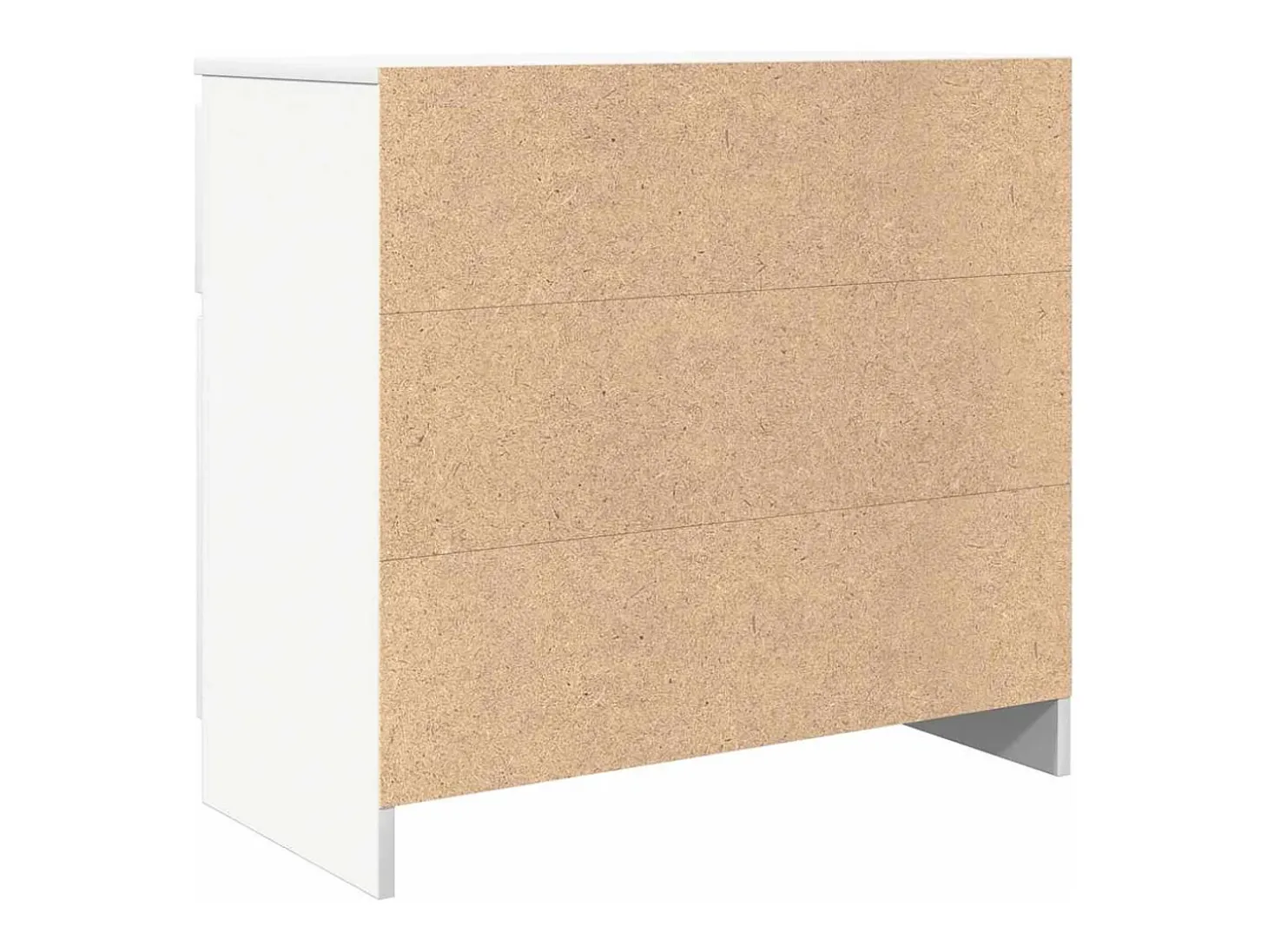 Aparador con cajón blanco 71x35x65 cm madera de ingeniería