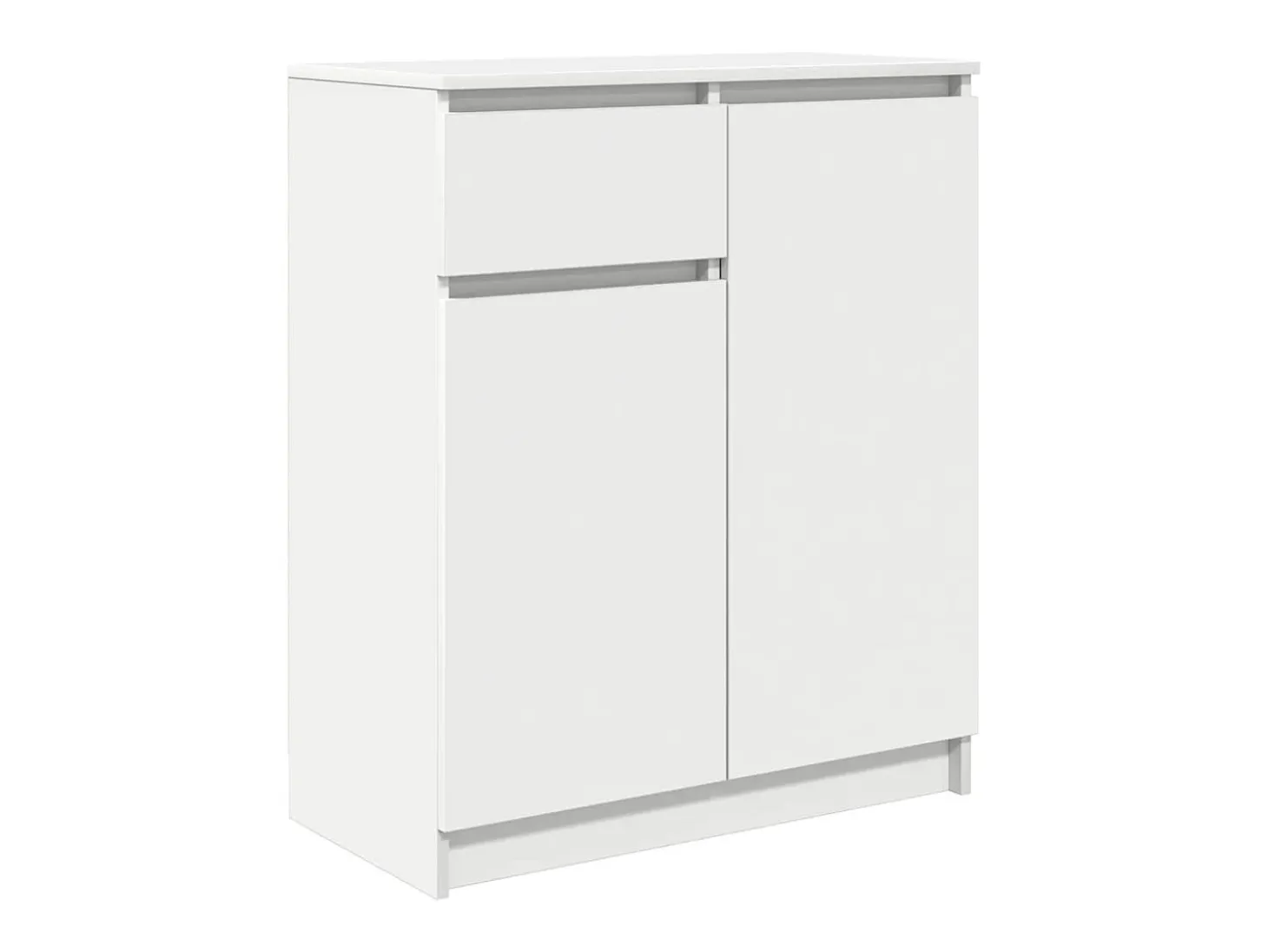 Aparador con cajón blanco 71x35x84 cm madera de ingeniería