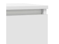 Aparador con cajón blanco 71x35x84 cm madera de ingeniería
