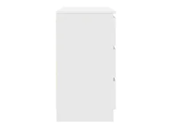 Aparador con cajón blanco 71x35x65 cm madera de ingeniería