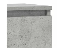 Aparador con cajón gris hormigón 71x35x84 cm madera ingeniería
