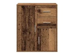 Aparador con cajón Madera vieja 60 x 31 x 70 cm Madera de ingeniería