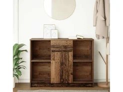 Aparador con cajón madera antigua 101x35x76cm Madera ingeniería