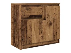 Aparador con cajón madera antigua 71x35x65 cm Madera ingeniería