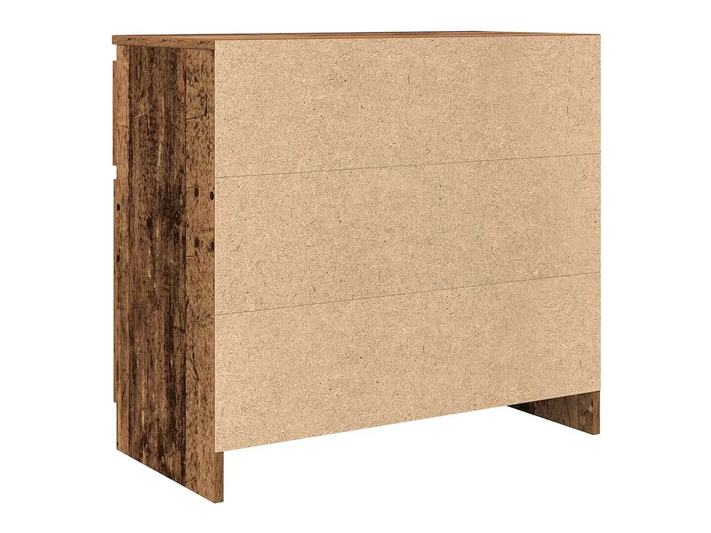 Aparador con cajón madera antigua 71x35x65 cm Madera ingeniería