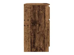 Aparador con cajón madera antigua 71x35x65 cm Madera ingeniería