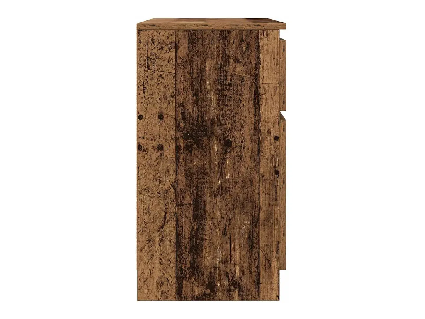 Aparador con cajón madera antigua 71x35x65 cm Madera ingeniería