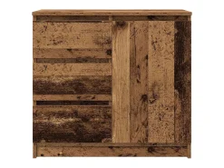 Aparador con cajón madera antigua 71x35x65 cm Madera ingeniería