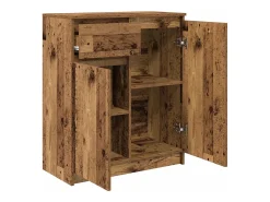 Aparador con cajón madera antigua 71x35x84 cm Madera ingeniería
