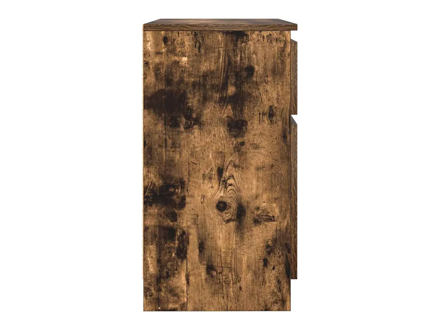 Aparador con cajón roble ahumado 71x35x65 cm madera ingeniería