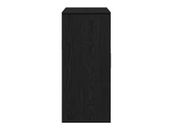 Aparador con cajón Roble negro 60 x 31 x 70 cm Madera de ingeniería