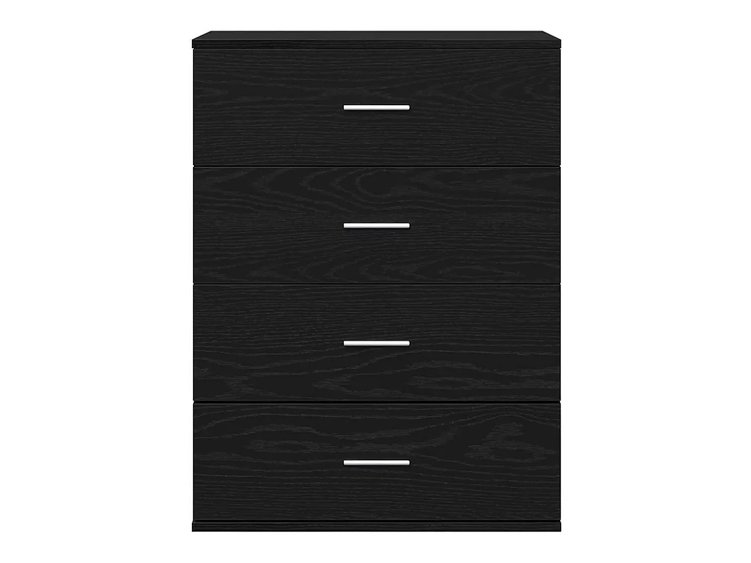 Aparador con cajón Roble Negro 60 x 39 x 80 cm Madera de ingeniería