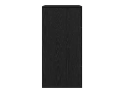 Aparador con cajón Roble Negro 60 x 39 x 80 cm Madera de ingeniería