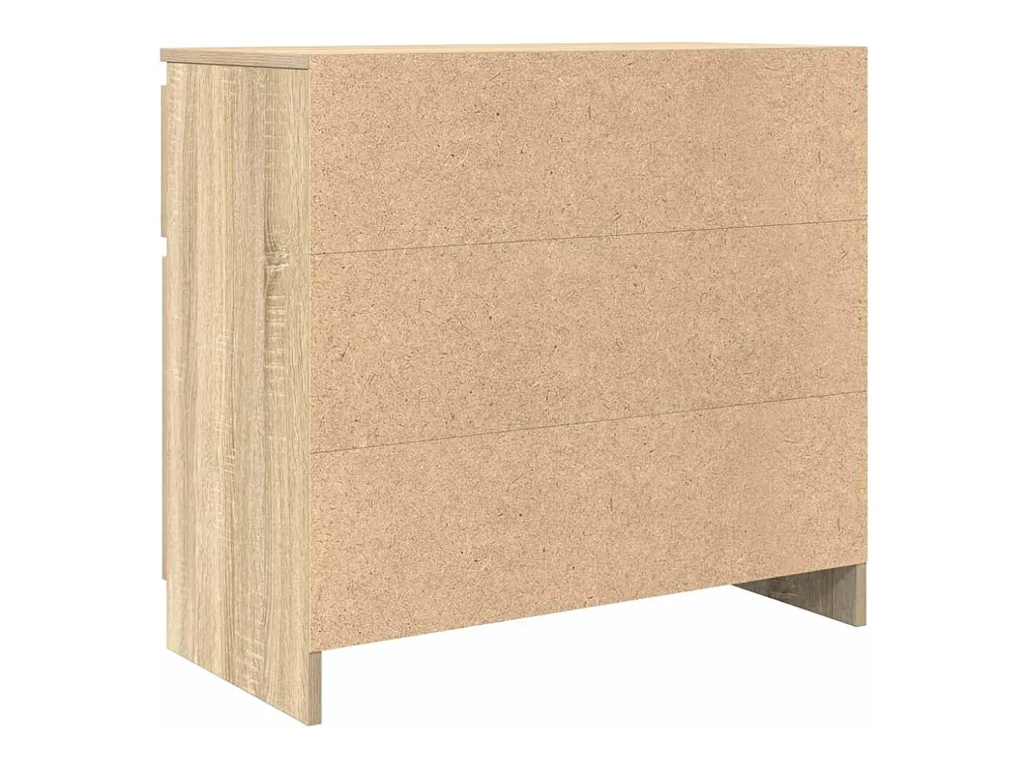 Aparador con cajón roble Sonoma 71x35x65 cm madera ingeniería