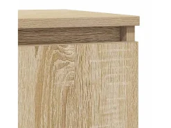 Aparador con cajón roble Sonoma 71x35x65 cm madera ingeniería
