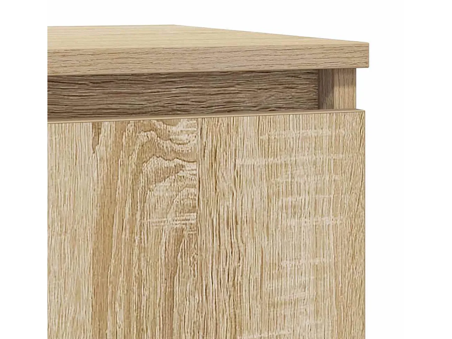 Aparador con cajón roble Sonoma 71x35x65 cm madera ingeniería
