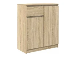 Aparador con cajón roble Sonoma 71x35x84 cm madera ingeniería