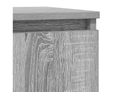Aparador con cajón Sonoma gris 71x35x84 cm madera de ingeniería