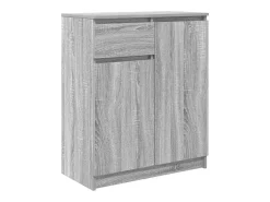 Aparador con cajón Sonoma gris 71x35x84 cm madera de ingeniería