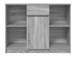 Aparador con cajón Sonoma gris 101x35x76 cm madera ingeniería