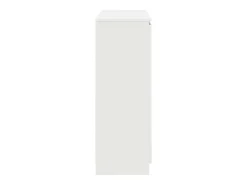 Aparador con cajones blanco 100,5x35x98,5 cm madera ingeniería