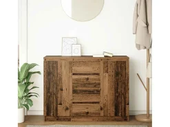 Aparador con cajones madera vieja 100,5x35x76 cm