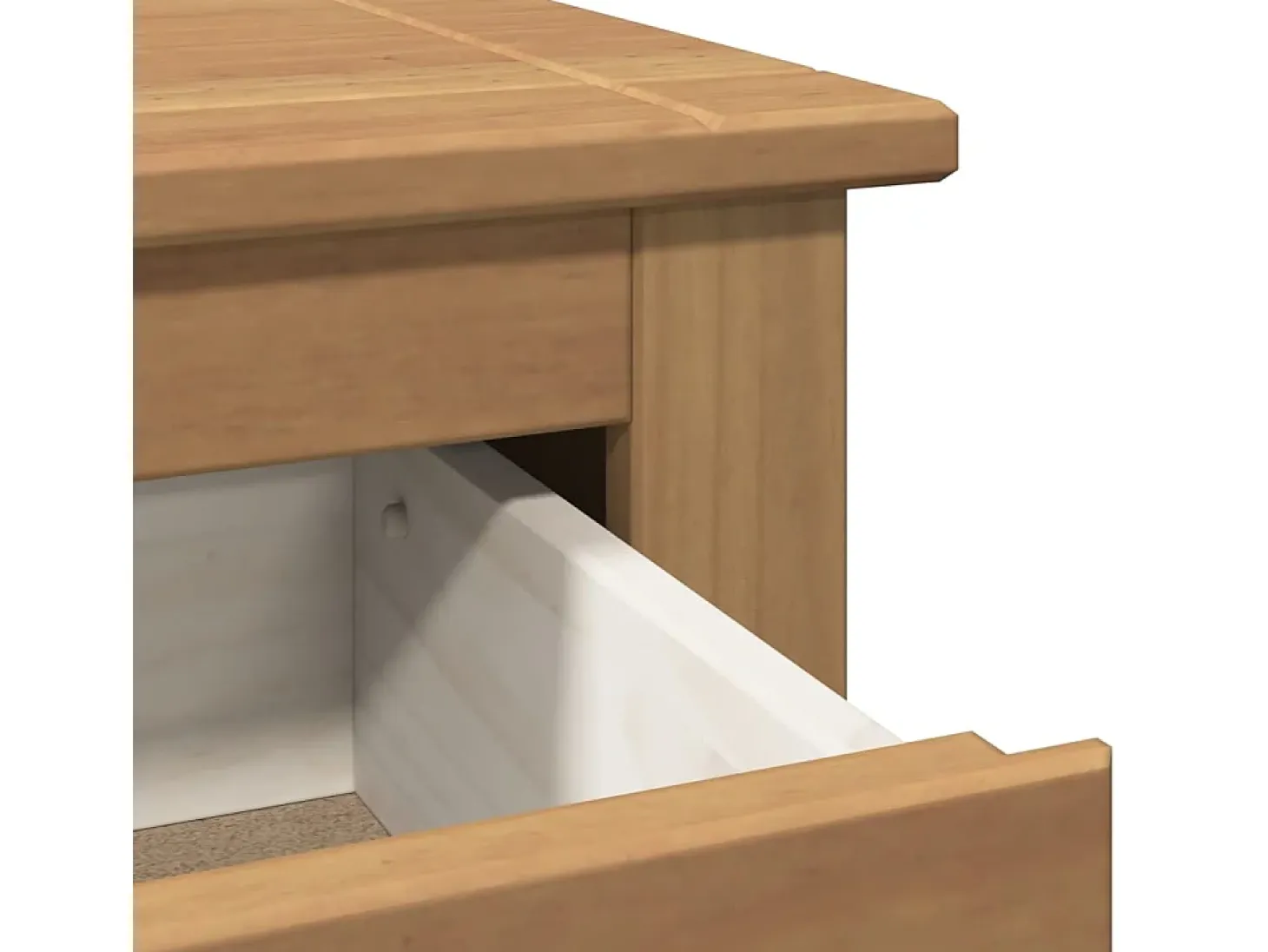Aparador con cajones Panama madera maciza pino 112x40x80 cm