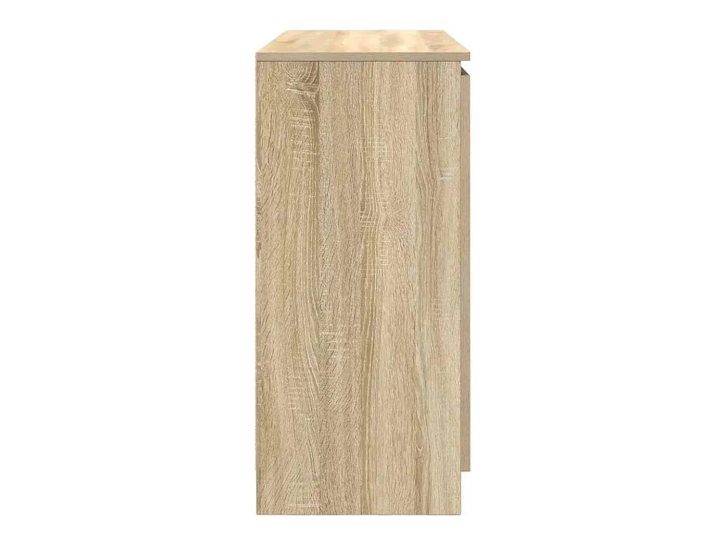 Aparador con cajones roble Sonoma 100,5x35x76 cm