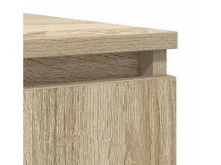 Aparador con cajones roble Sonoma 100,5x35x98,5 cm