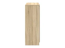 Aparador con cajones roble Sonoma 100,5x35x98,5 cm