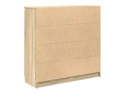 Aparador con cajones roble Sonoma 100,5x35x98,5 cm