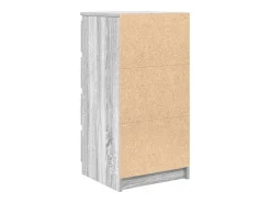 Aparador con cajones Sonoma gris 37,5x35x99cm Madera ingeniería