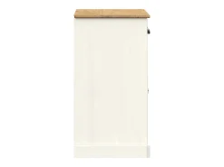 Aparador con cajones VIGO madera maciza pino blanco 78x40x75 cm