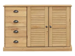 Aparador con cajones VIGO madera maciza pino 113x40x75 cm