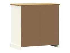 Aparador con cajones VIGO madera maciza pino blanco 78x40x75 cm